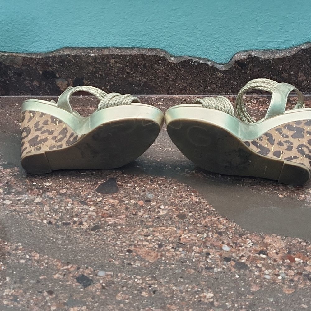 BCBGeneration Leopard Wedges  - Picture 6 of 10